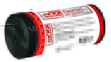 Пакети для сміття ТМ "4HoReCa" 35л 30шт HDPE, 44см х 49см, чорні, 7мкм.